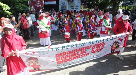 Pawai TK dan PAUD Se-Kecamatan Banda Raya